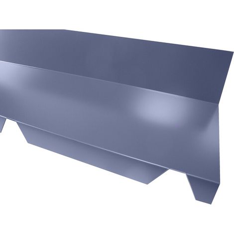 Cumbrera dentada de pared para panel sándwich 1045 - Azul pizarra 5008 - 2100mm