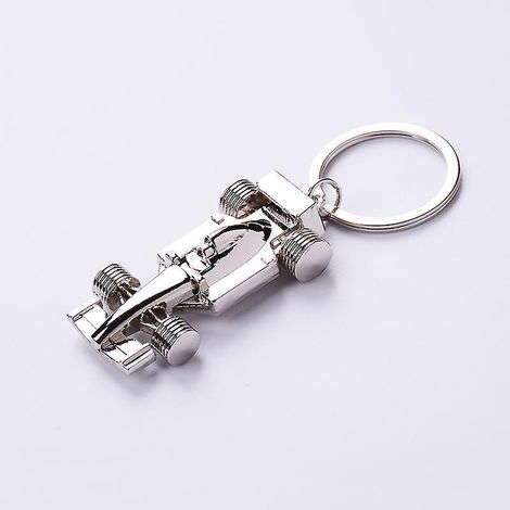 un Porte-cls De Voiture En Argent Pour S'adapter Votre Cl Ou Afficher Des Cadeaux De Fte Des Pres, D'anniversaire, De Nol Et D'anniversaire Pour (1/5)