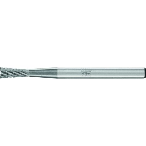 PFERD TOOLS Hartmetall Winkelfrässtift stirnverzahnt WKNS Ø 03x07mm Schaft-Ø 3mm Z3P universal mittel kreuzverzahnt (1/5)