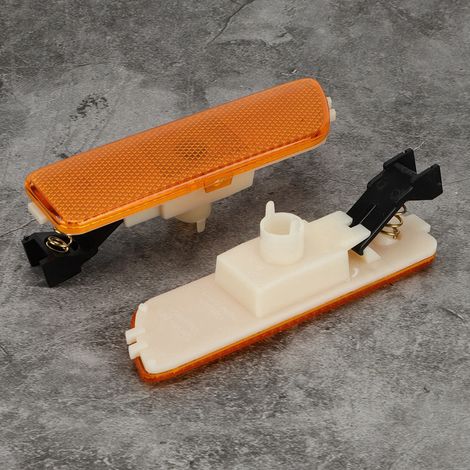 Paire de Feux Latéraux de Bumper Fumés pour MK4 617215181853 (Jaune) - Boîtier de Clignotant d'Aile (1/5)