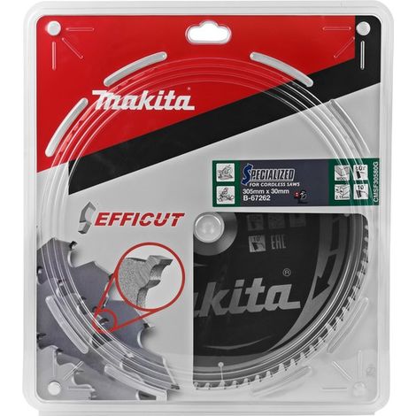 Makita B-67262 305mm x 30mm 80 Teeth Efficut Cordless Mitre Saw Table Saw Blade