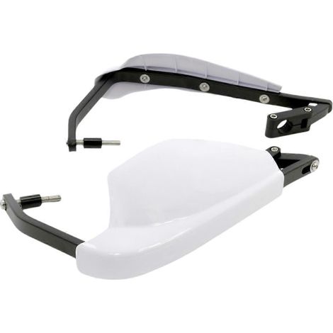 Windschutzscheibe und Handschützer für 650 C Motorradlenker, weiß (1/5)