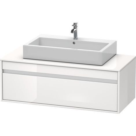 Meuble sous-vasque KETHO 550x1200x426mm blanc brillant