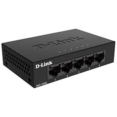 D-Link 5-Port Gigabit Switch DGS-105GL/E ohne IGMP (1/5)