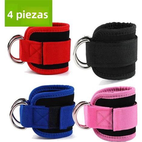 (Ensemble de 4 pièces, modèle 6) Sangle d'entraînement à visser pour les jambes et les hanches avec support de genou réglable (1/5)