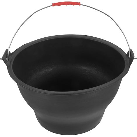 Seau de Construction Robuste avec Poignée Portable Seau Multifonction pour Ciment et Boue Chantier et Pratique (1/5)
