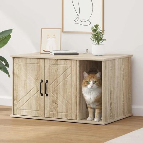 Maison pour chat Sonoma, 85 x 55 x 50 cm, en bois d'ingénierie