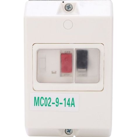 Disjoncteur de Protection de moteur étanche, remplacement de protecteur MC02-9-14A 220V/380V (1/4)