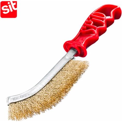 Spazzola a mano spid in acciaio in box sit box 24 pezzi