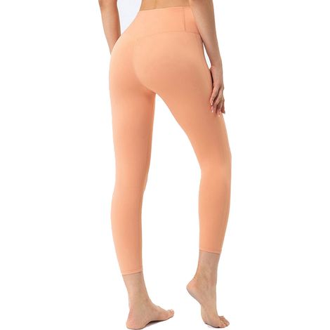 Pantalon de yoga sans coutures, coupe courte, taille haute, effet push-up, idéal pour les enfants. (1/5)