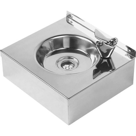 Abreuvoir suspendu 300x143x300 mm, inox poli (1/2)