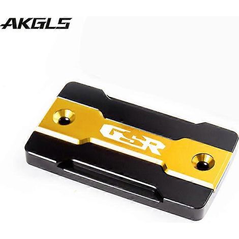 Bouchon de réservoir d'essence et de remplissage d'huile moteur pour moto Suzuki GSR 750, 400 et 600 (GSR750, GSR400, GSR600) - Accessoires : bouchon de réservoir doré (1/5)