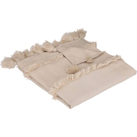Copriletto row beige 130x180cm - Atmosphera créateur d'intérieur (1/2)