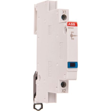 Lampe modulaire monophasée bleue 115-250V AC E219-G 2CCA703404R0001