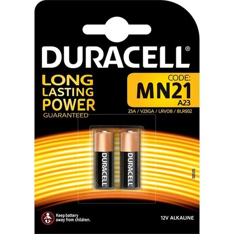 Pack de 2 Piles Duracell Alcalines 12V MN21 BL2 (1/2)