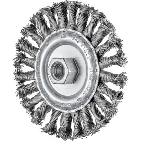 PFERD TOOLS COMBITWIST Rundbürste gezopft RBG Ø 115x12 mm M14 Stahl-Draht-Ø 0,50mm Winkelschleifer