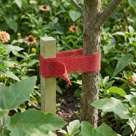 vidaXL Rollo de yute 10 x 1500 cm Rojo (1/5)