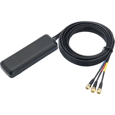 Filtre d'antenne tri-bande 4G+GPS+WiFi pour voiture, amplificateur de signal Bluetooth mobile extérieur, optimiseur de navigation par satellite pour véhicule (1/5)
