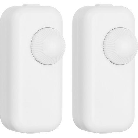 Interrupteur De Lampe Inline, 2pcs Variateur Rotatif Contrôleur De Luminosité LED Commutateur De Cordon De Remplacement Pour Lampe De Table Lampe De Sol Éclairage Suspendu, Blanc (1/5)
