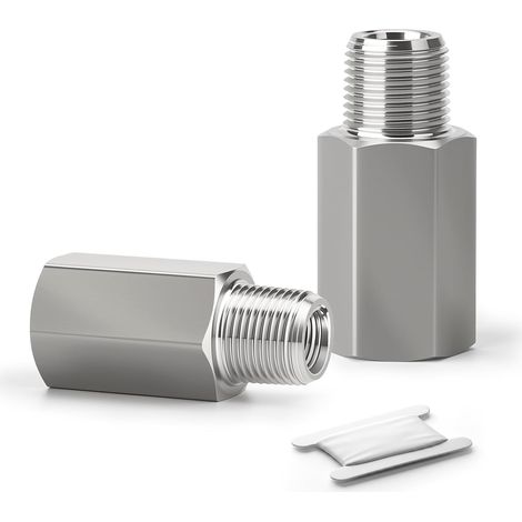2Pcs SS304 1/4" BSP Mâle x Femelle Clapet Anti-Retour (1/5)