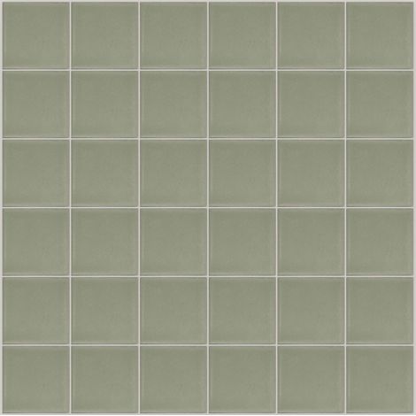 Mosaïque de grès cérame PICCOLO SILK 5x5cm (finition satinée) - Cucumber green - - 202 - Cucumber green - boîte de 0.93 m2