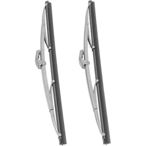 Balai Essuie-Glace - 30,48 cm - Acier Inoxydable - Pour Pare-Brise Avant - 2 Pièces (1/2)