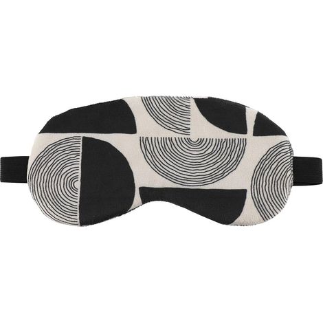 Maschera da viaggio in velluto stampato - bilbao - Tendance (1/2)