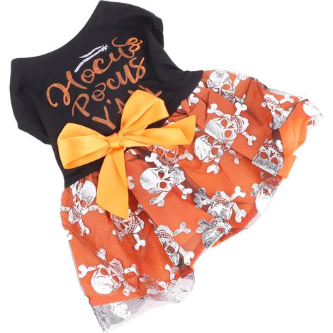 Déguisement d'Halloween pour chien, nœud papillon mignon, motif estampé à chaud, costume d'Halloween pour animal de compagnie, idéal pour les fêtes et les photos quotidiennes. (1/5)