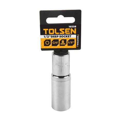 LLAVE DE VASO EXTENDIDA 1/2'' HEX 32MM TOLSEN (1/2)