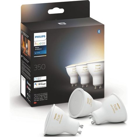 Lampadina led smart philips hue attacco gu10 5w 2200-6500k - 34280400 (1/4)
