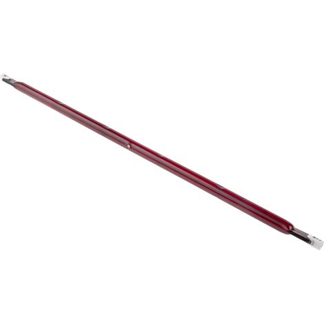 Rs Pro – Lampe à infrarouge 1500 W R7S 230 V 348 mm – Finition rouge – Durée de vie 5000 h – Pour espaces confinés et chantiers humides