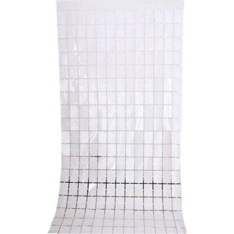 Rideau panneau 200x100 cm blanc