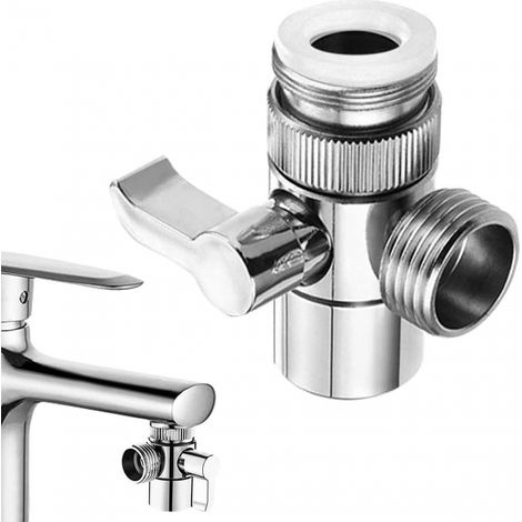 Vanne 3 Voies M22/M24 Laiton Inverseur Douche pour Robinets (1/5)