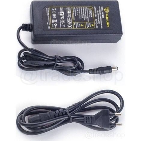 Alimentation 12 V 5 A - Pour Bande Led Et Dvr - Compatible Caméras De Sécurité - 100-240 V Entrée - 1 Pièce