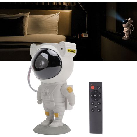 Astronauten-Sternenprojektionslampe mit Timer und Fernbedienung, USB-wiederaufladbarer Stimmungsprojektor, Nachtlicht fürs Schlafzimmer (1/5)