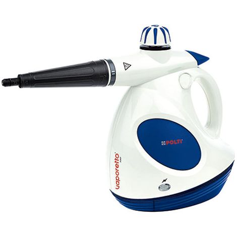 Polti Vaporettino First limpiador a vapor azul blanco