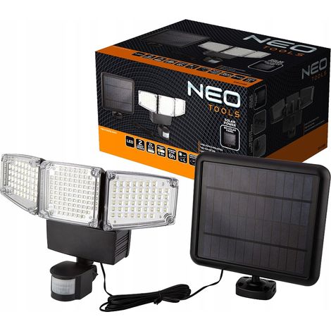 Dreifache LED-Solarwandleuchte 1000 lm (1/5)