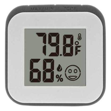 Thermomètre numérique - Thermomètre d'ambiance - Hygromètre d'ambiance - Instruments météorologiques - Aimant thermique numérique (1/4)