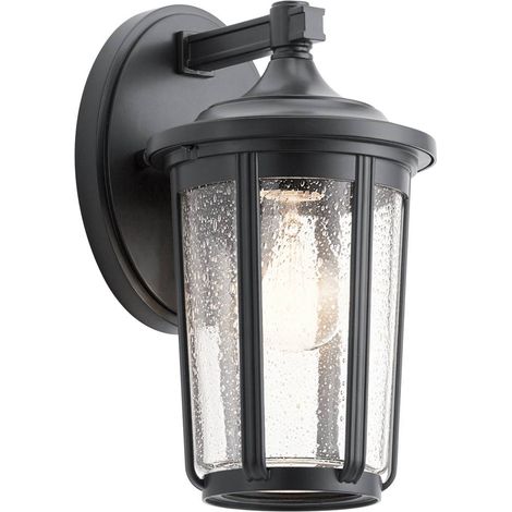 Elstead Kichler Fairfield Lanterna da esterno a parete nera, IP44 (1/4)
