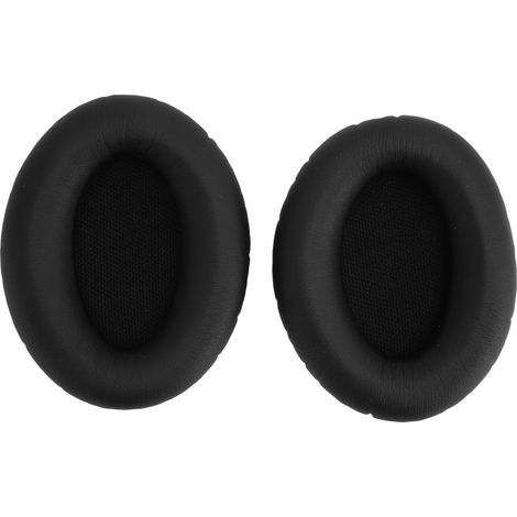 Oreillettes de remplacement en cuir synthétique noir pour casque H840 H850, coussinets d'oreille à basses renforcées. (1/5)