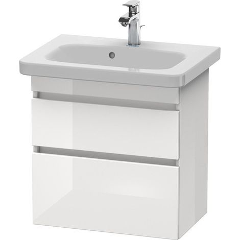 Meuble sous-vasque DURASTYLE 368x580x610mm blanc brillant