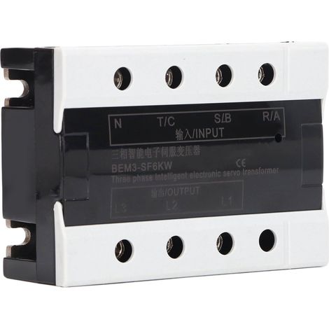 Transformateur électronique servocommandé 6KW triphasé intelligent, convertisseur de tension servo, entrée 360‑420V, sortie 200‑230V (1/5)