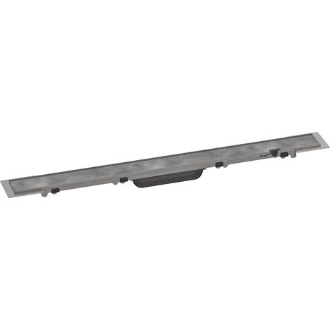 Hansgrohe – Caniveau de douche linéaire 700mm – Grille inox à carreler – Siphon anti-odeurs – Capacité d’évacuation 60l/min – 56030000 (1/4)