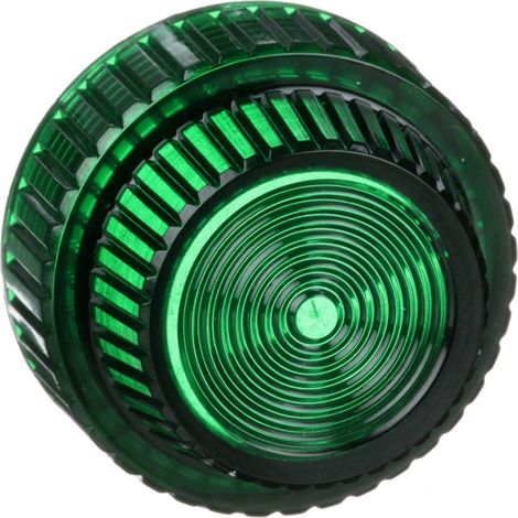 Harmony cabochon strié vert pour voyant rond diam. 30mm SCHNEIDER 9001G31 (1/5)