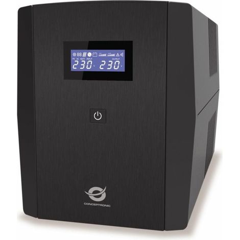 Conceptronic ZEUS08EM 1500VA 900W USV, IEC, Schuko