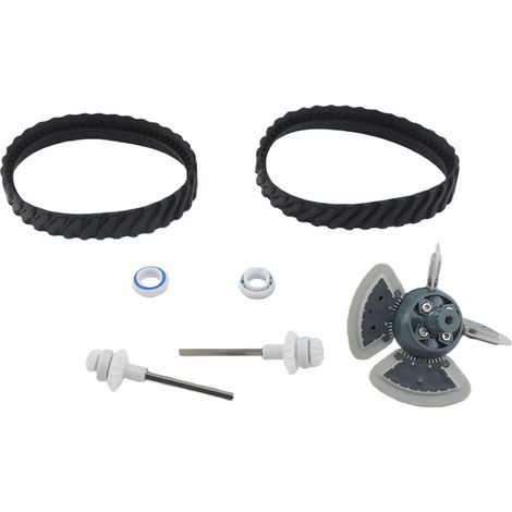 Accessoires de rechange pour nettoyeurs de piscine Zodiac MX8 MX6 : arbres de transmission moteur R0524900, roulements de roue R0527000, chenilles de pneus R0526100 (1/5)