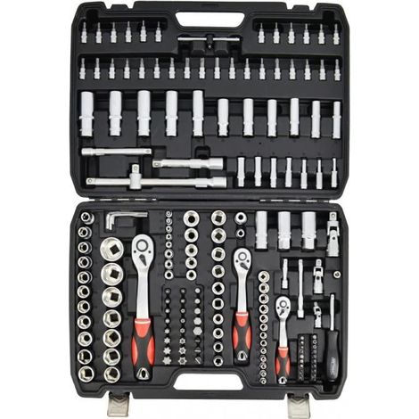JEU DE CLÉS AWTOOLS 173 pièces 1/2""/3/8""/1/4"" BLACK LINE (1/3)