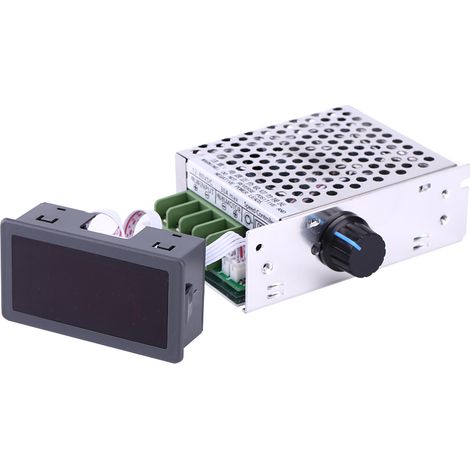 Contrôleur de vitesse PWM 12-80 V CC 30 A avec affichage LCD numérique et boîtier (1/5)