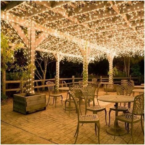 100M 600 LED Guirlande Lumineuse Carnaval Mariage Extérieur Intérieur Jardin Éclairage - RWMobilier d'intérieur Décoration Décoration de Noël Guirlandes lumineuses (1/4)