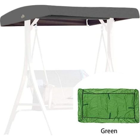 Toile de rechange verte universelle pour balancelle de jardin de toit 2-3 places, 191 x 120 cm (1/5)
